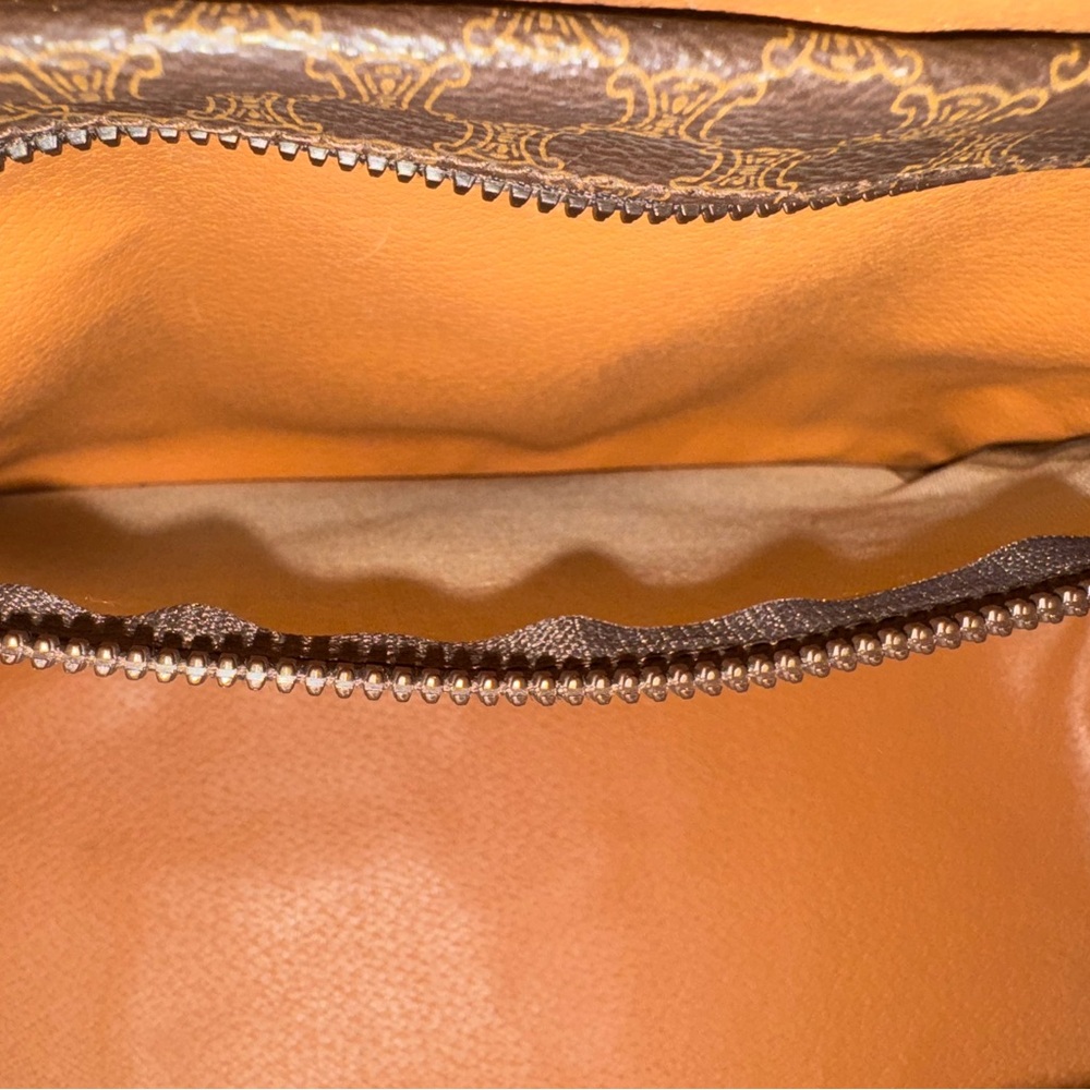 Celine Boston Bag with Structured Design and Leather Accents - Picture 11 of 16